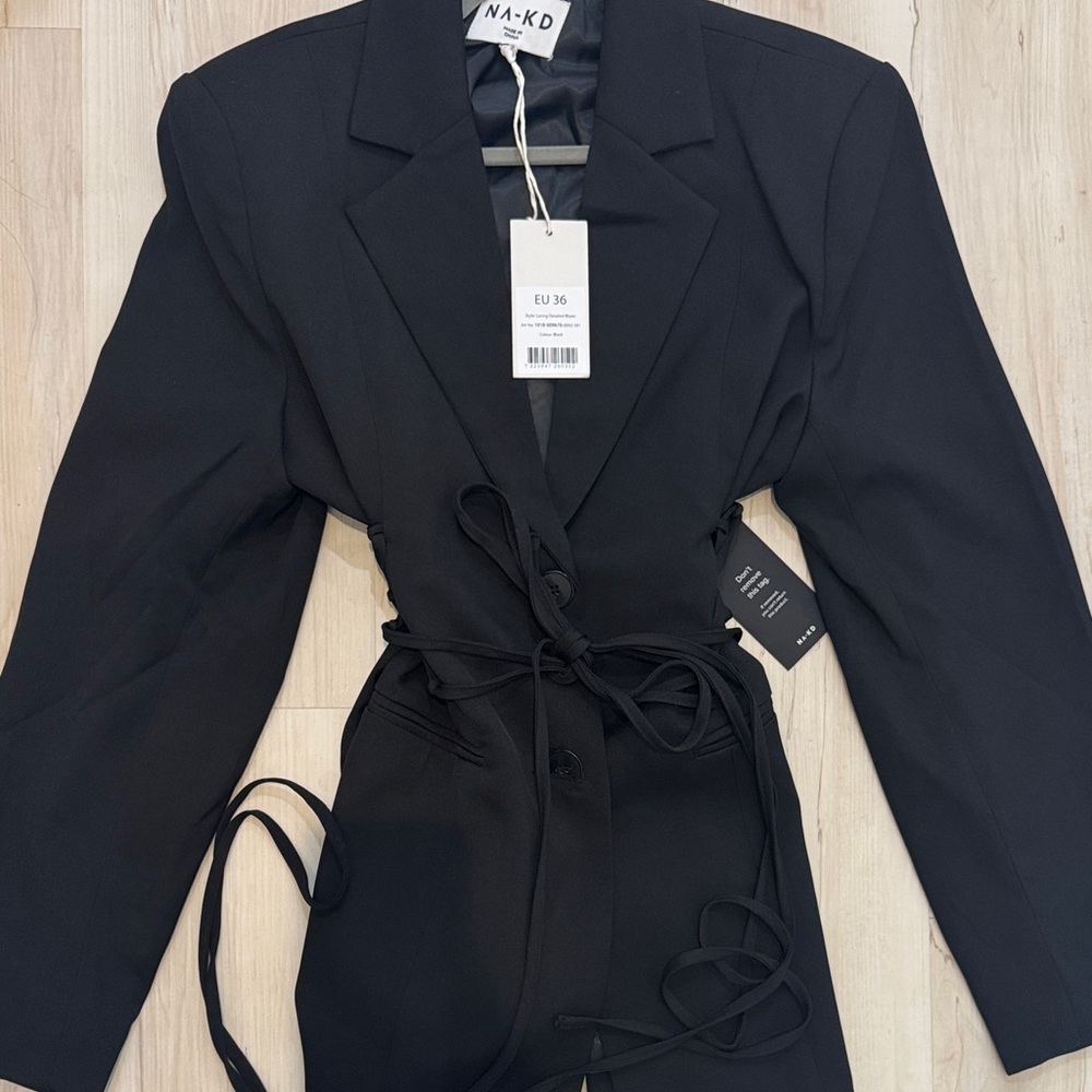 NA-KD Women's Black Blazer